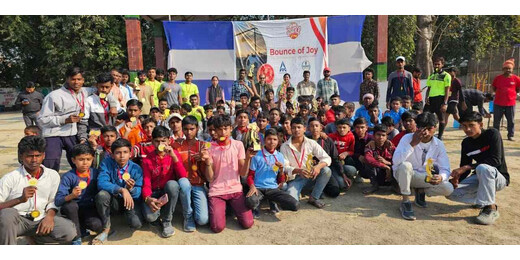 बाउंस ऑफ जॉय फुटबॉल टूर्नामेंट में मध्य विद्यालय छपरा बनी विजेता